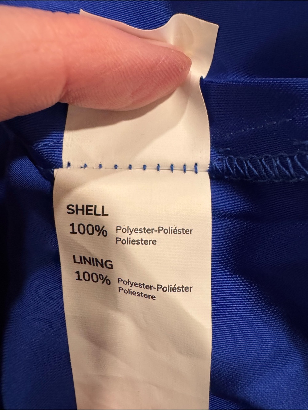 Cupshe One-Shoulder Royal Blue Satin Dress. NWOT - Picture 5 of 6